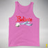 Believe Transgender Pride Jingle Bell Premium Tank Top - Neon Pink